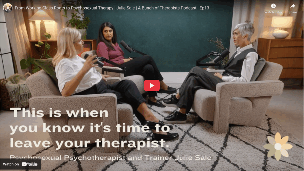 From Working Class Roots to Psychosexual Therapy | Julie Sale | A Bunch of Therapists Podcast