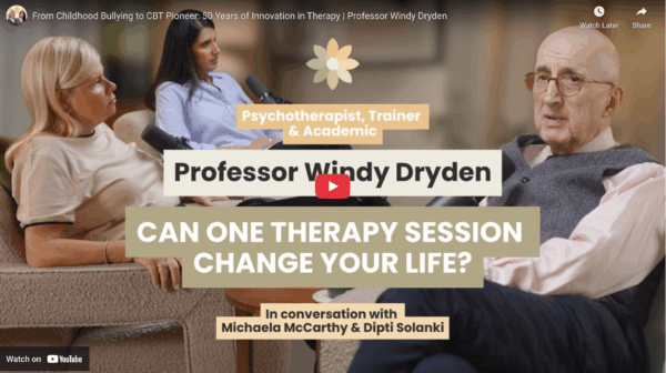 From Childhood Bullying to CBT Pioneer: 50 Years of Innovation in Therapy | Professor Windy Dryden