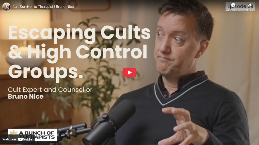 Cult Survivor to Therapist - Bruno Nice