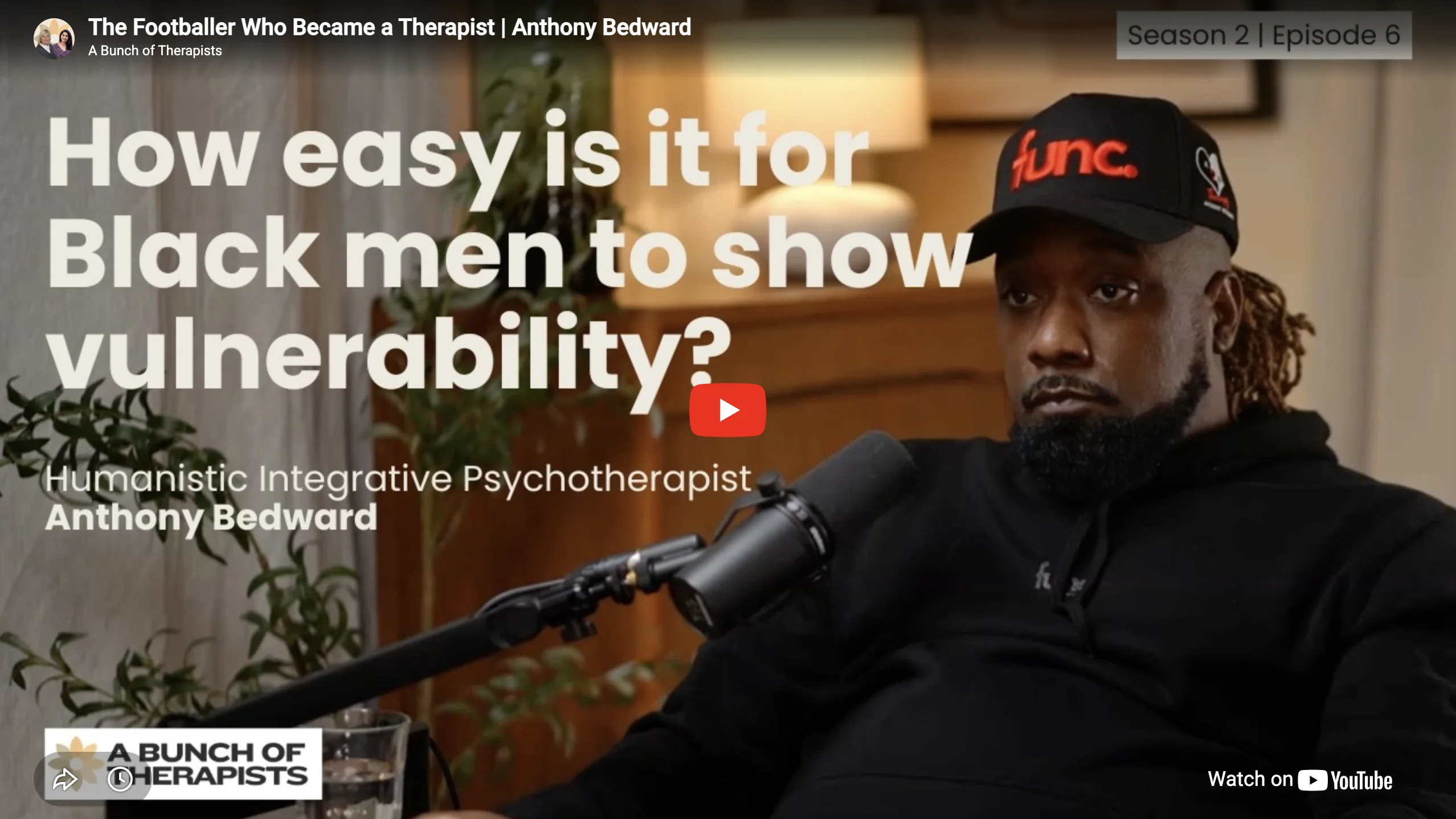 The Footballer Who Became a Therapist – Anthony Bedward