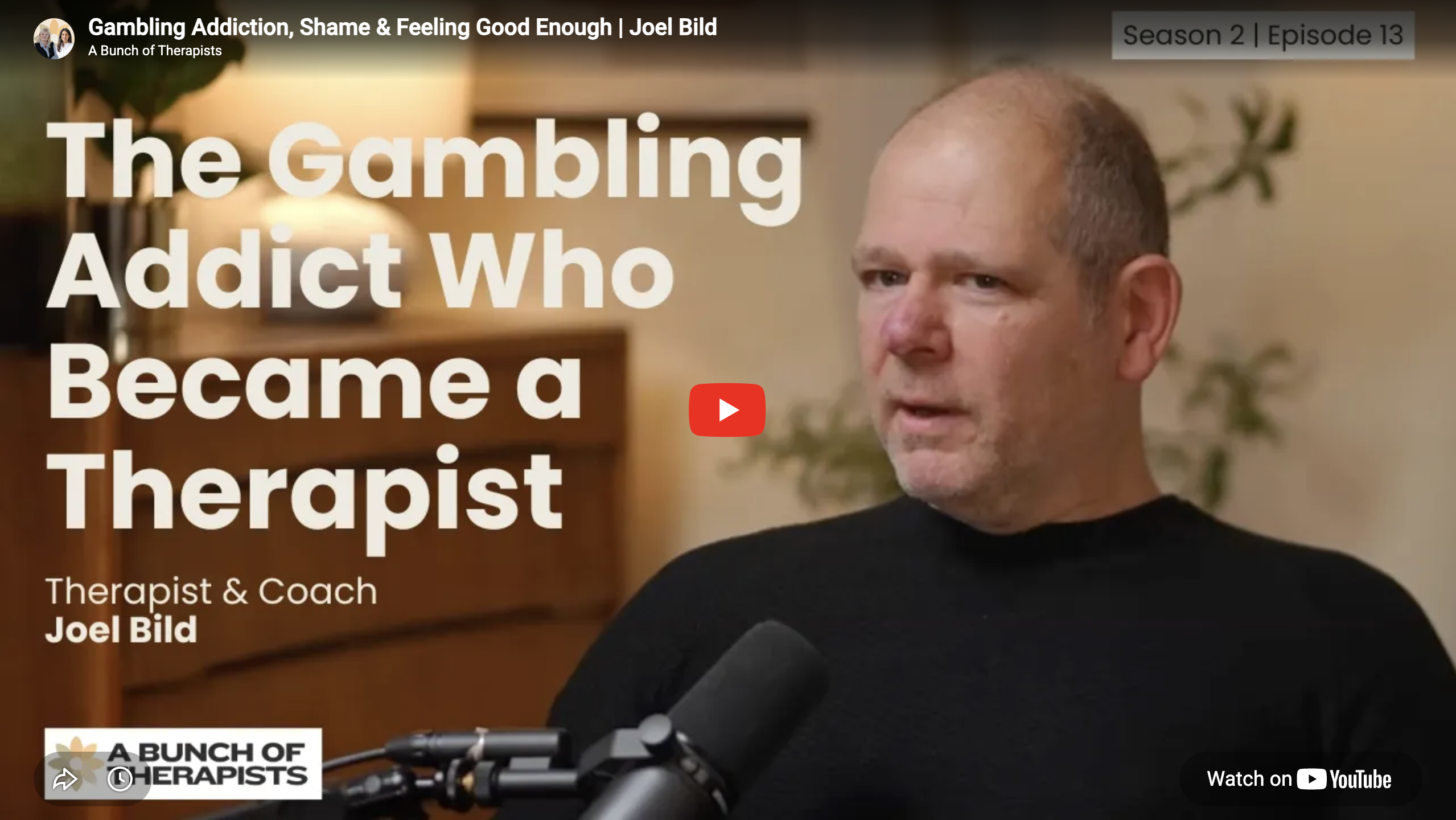 Gambling Addiction, Shame & Feeling Good Enough – Joel Bild