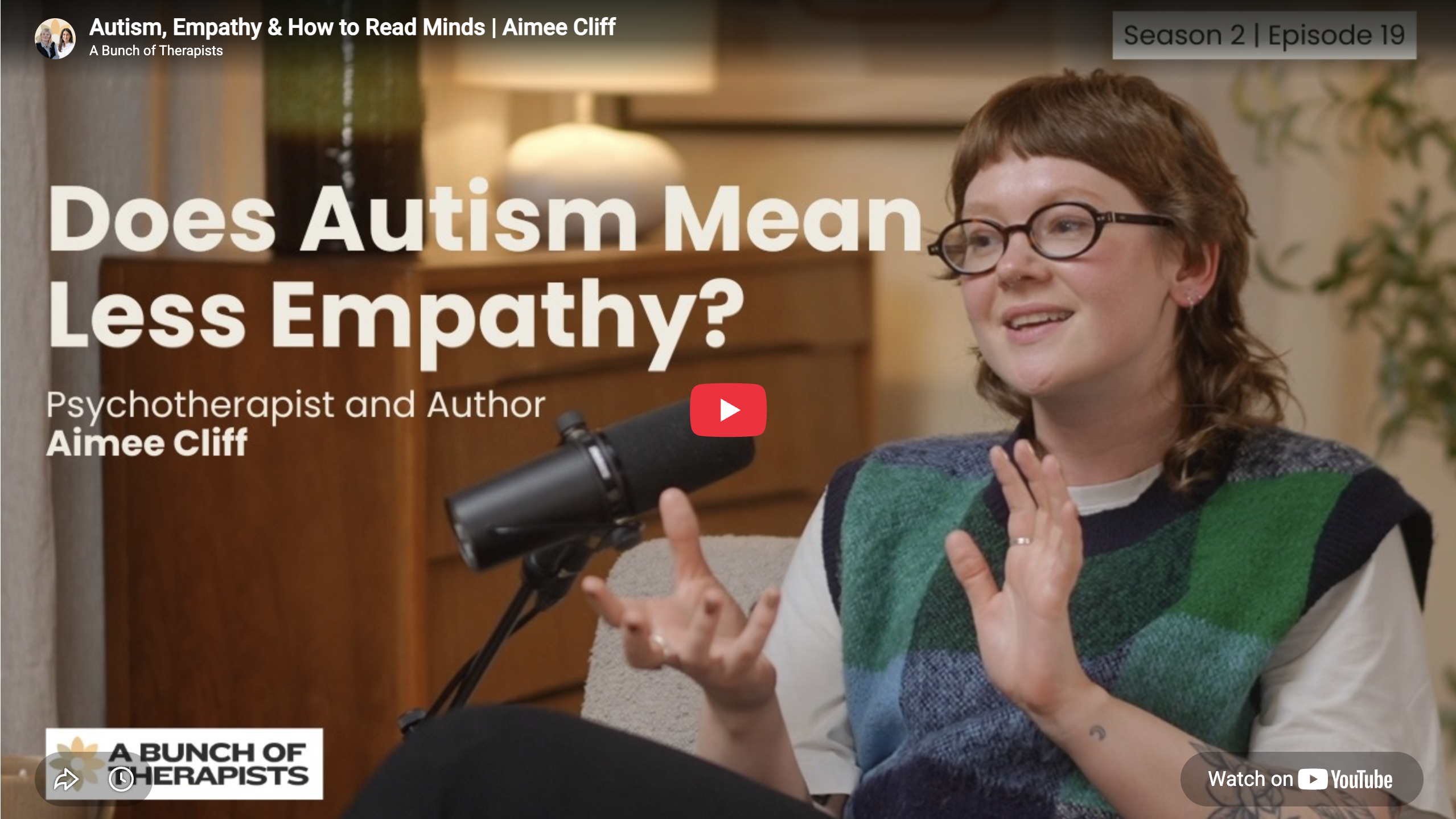 Autism, Empathy & How to Read Minds | Aimee Cliff